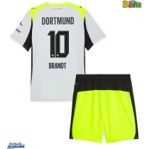 Borussia Dortmund Julian Brandt #10 Bortedraktsett Barn 2025-26 Kortermet (+ Korte bukser)